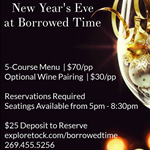 New Year's Eve Dinner at Borrowed Time